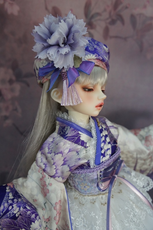 雅～薄紫　藤と牡丹